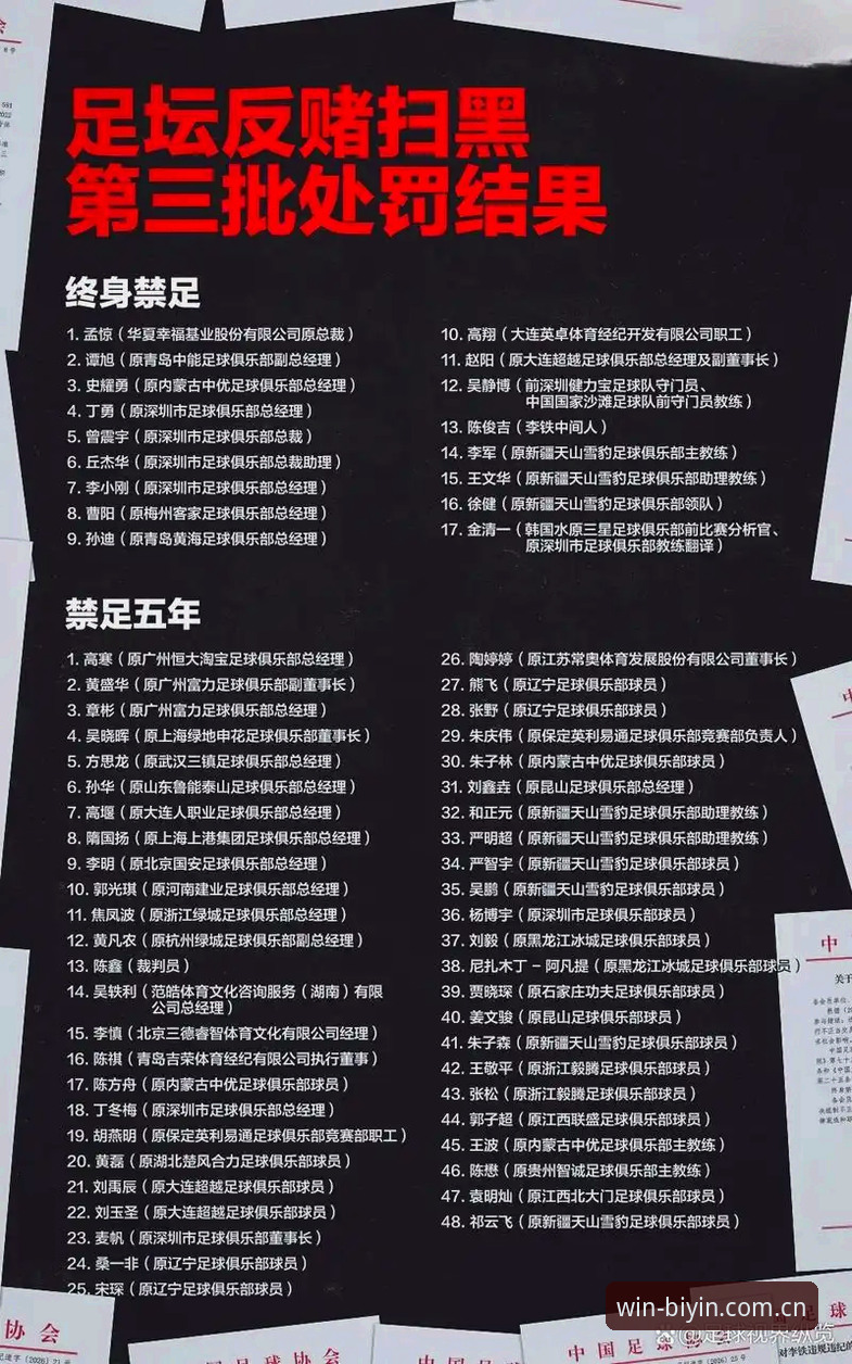 解读足协第三批禁足名单的实用指南：从处罚看中国足球生态